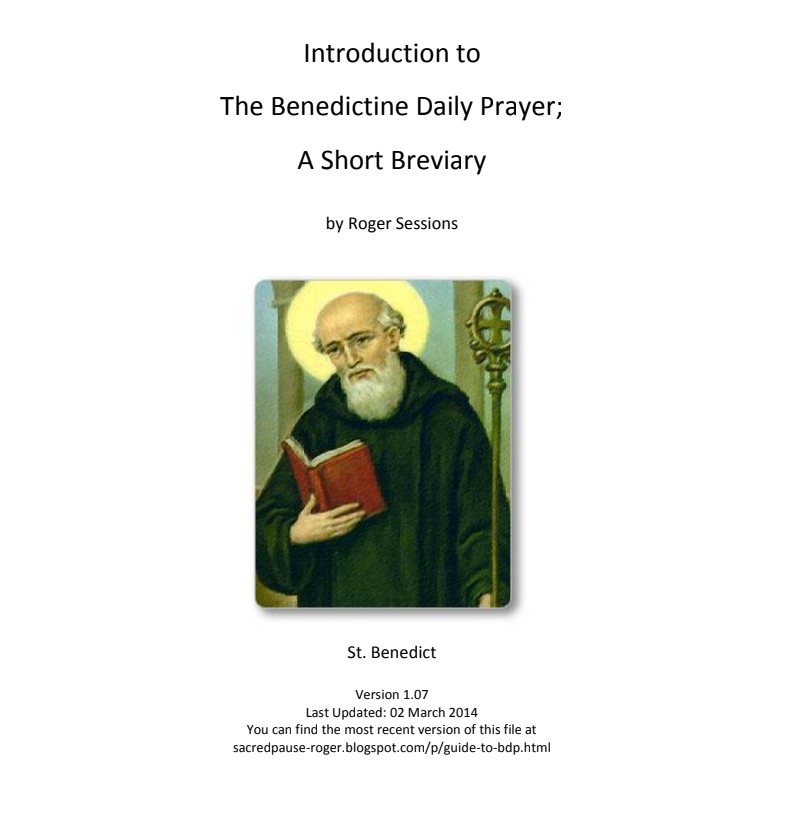 Introduction to the Benedictine Daily Prayer: A Short Breviary